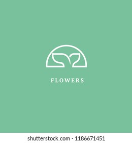 Abstract green leaf logo icon vector design. Landscape design, garden, Plant, nature and ecology vector logo. Ecology Happy life Logotype concept icon. Vector illustration, Graphic Editable Design