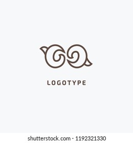 Abstract green leaf logo icon vector design. Landscape design, garden, Plant, nature and ecology vector logo. Ecology Happy life Logotype concept icon. Vector illustration, Graphic Editable Design