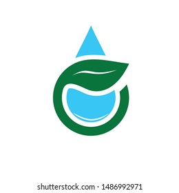 Abstract green leaf logo icon vector design. Landscape design, garden, Plant, nature and ecology vector logo. Ecology Happy life Logotype concept icon. Vector illustration, Graphic Design Editable Des