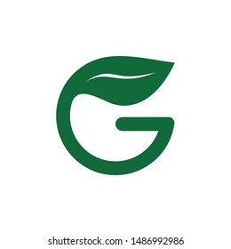 Abstract green leaf logo icon vector design. Landscape design, garden, Plant, nature and ecology vector logo. Ecology Happy life Logotype concept icon. Vector illustration, Graphic Design Editable Des