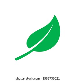 Abstract green leaf logo icon vector design. Landscape design, garden,