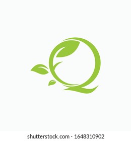 Abstract green leaf logo icon vector design. Landscape design, garden, Plant, nature and ecology vector logo. Ecology Happy life Logotype concept icon. Vector illustration, Graphic Design Editable Des