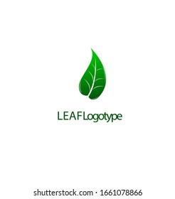 Abstract green leaf logo icon vector design. Landscape design, garden, Plant, nature and ecology vector logo. Ecology Happy life Logotype concept icon. Vector illustration, Graphic Design Editable Des