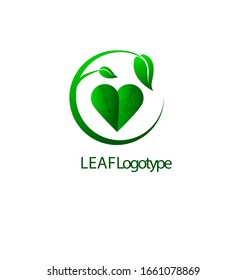 Abstraktes Logo für grüne Blätter Symbol Vektorillustration Design. Landschaftsdesign, Garten, Pflanzen, Natur und Ökologie Vektorillustration Logo. Ökologie Glückliches Leben Logotype Konzept Symbol. Vektorillustration-Illustration, Grafikdesign