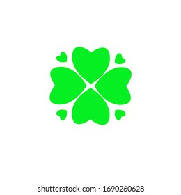 Abstract green leaf logo icon vector design. Landscape design, garden, Plant, nature and ecology vector logo. Ecology Happy life Logotype concept icon. 