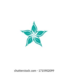Abstract green leaf logo icon vector design. Landscape design, garden, Plant, nature and ecology vector logo. Ecology Happy life Logotype concept icon. Vector illustration, Graphic Design