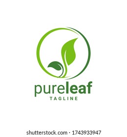 Resumen del diseño vectorial de iconos de la hoja verde. Diseño paisajístico, jardín, planta, naturaleza y logotipo del vector ecológico. Ecología Feliz vida Icono de concepto de Logotipo.