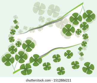 abstract green leaves background vector design