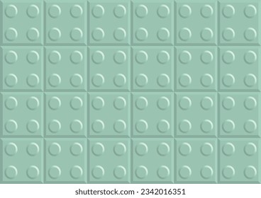 abstract green lego block background design