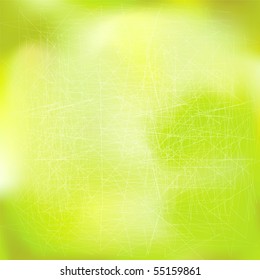 Abstract green light background.