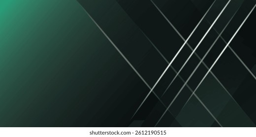 Abstract Green Light Background. Polygonal Elegance and Frame Background Designs, vector, eps10.