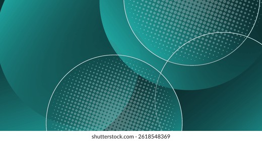 Abstract Green Light Background. Polygonal Elegance and Frame Background Designs