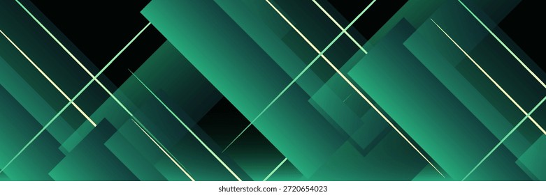 Fondo Abstractas de luz verde. Elegancia poligonal y Diseños de fondo de marco. diseño simple