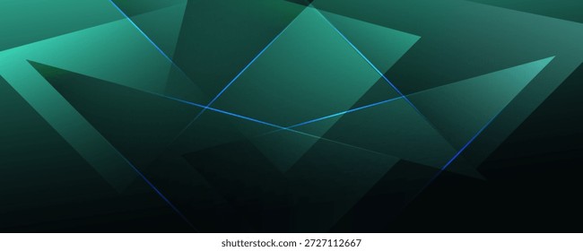 Fondo Abstractas de luz verde. Elegancia poligonal y Diseños de fondo de marco. Diseño moderno de moda en Vector EPS 10