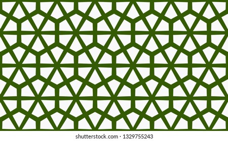 Abstract green light background.Vector seamless pattern