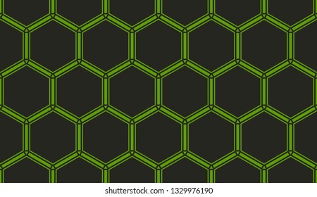 Abstract green light background.Vector seamless pattern