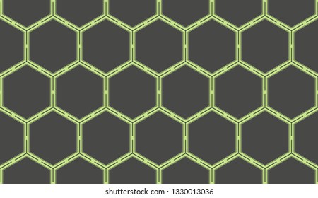 Abstract green light background.Vector seamless pattern