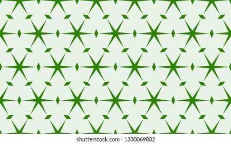 Abstract green light background.Vector seamless pattern