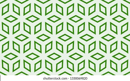 Abstract green light background.Vector seamless pattern
