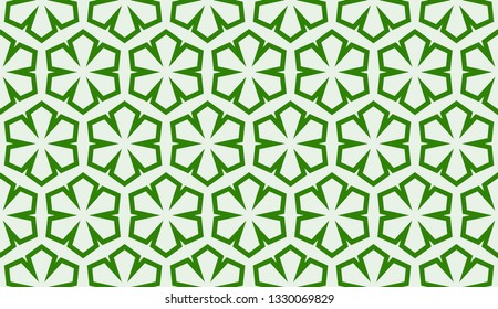 Abstract green light background.Vector seamless pattern