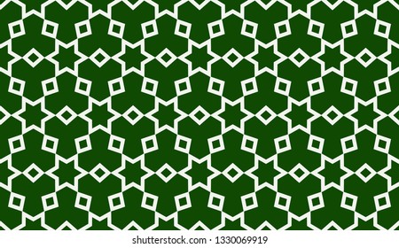 Abstract green light background.Vector seamless pattern