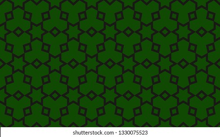 Abstract green light background.Vector seamless pattern