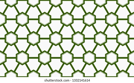 Abstract green light background.Vector seamless pattern