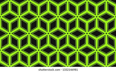 Abstract green light background.Vector seamless pattern