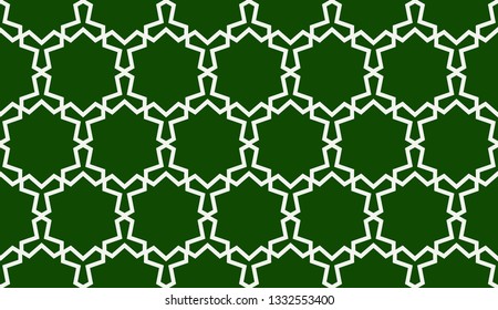 Abstract green light background.Vector seamless pattern
