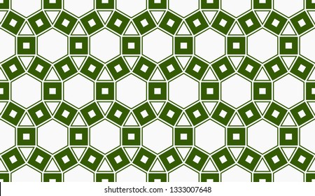 Abstract green light background.Vector seamless pattern