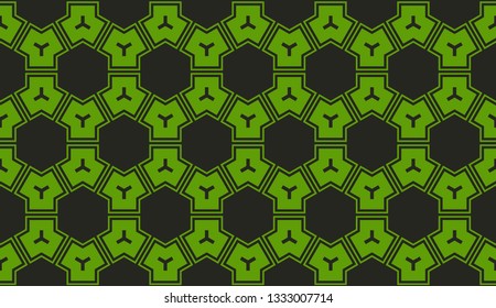 Abstract green light background.Vector seamless pattern