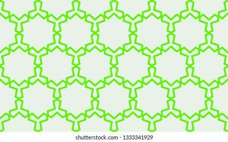 Abstract green light background.Vector seamless pattern