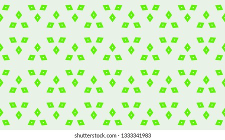 Abstract green light background.Vector seamless pattern