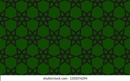 Abstract green light background.Vector seamless pattern