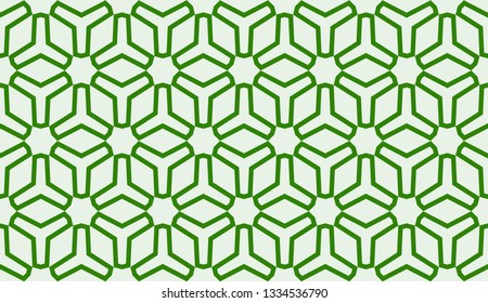 Abstract green light background.Vector seamless pattern