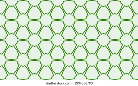 Abstract green light background.Vector seamless pattern