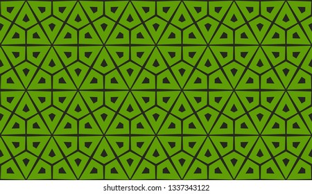 Abstract green light background.Vector seamless pattern