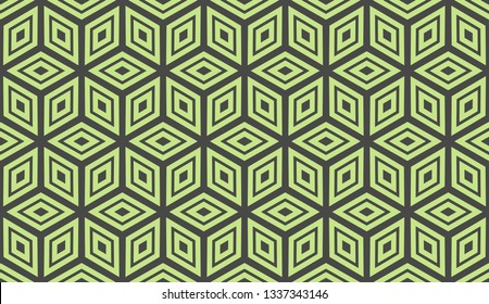 Abstract green light background.Vector seamless pattern
