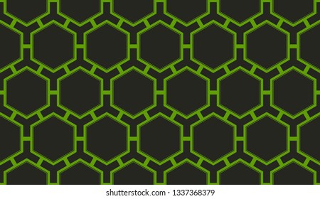 Abstract green light background.Vector seamless pattern