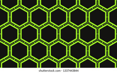 Abstract green light background.Vector seamless pattern