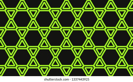 Abstract green light background.Vector seamless pattern