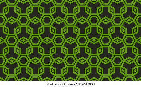 Abstract green light background.Vector seamless pattern