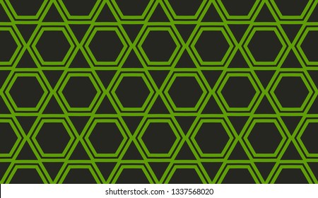Abstract green light background.Vector seamless pattern