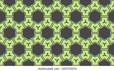 Abstract green light background.Vector seamless pattern