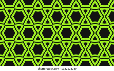 Abstract green light background.Vector seamless pattern