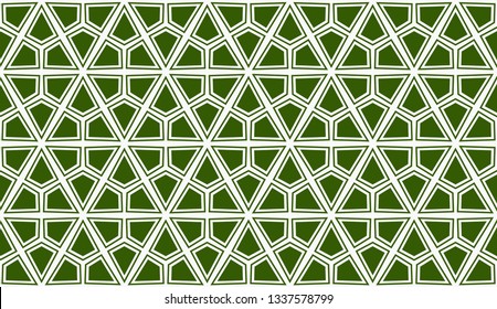 Abstract green light background.Vector seamless pattern
