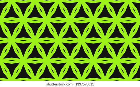 Abstract green light background.Vector seamless pattern