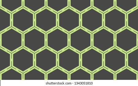 Abstract green light background.Vector seamless pattern