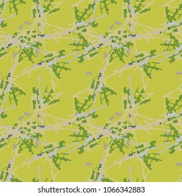 Abstract green and light blue background as UFO camouflage. Seamless repeat bright pattern usable as camo, wallpaper, backdrop or for print for textile or wrapping paper