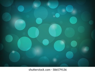 Abstract green Light bokeh Background beautiful